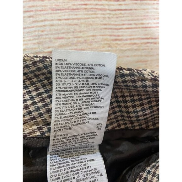 Banana Republic Women's Plaid Classic Office Dress Pants - 10 - Picture 12 of 13